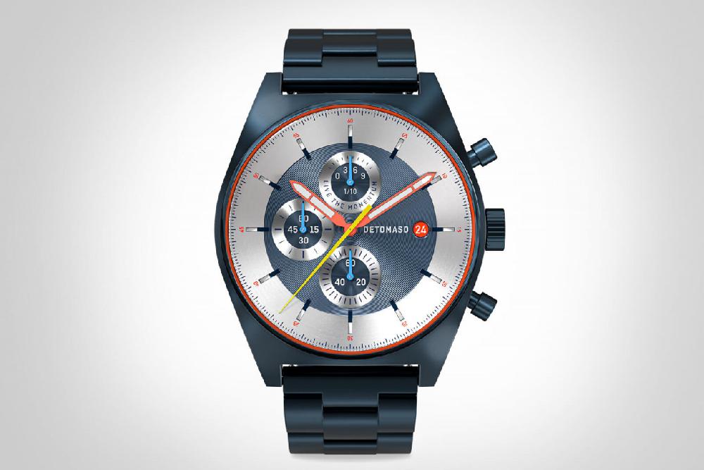 detomaso D10 CHRONOGRAPH LIMITED EDITION BLUE