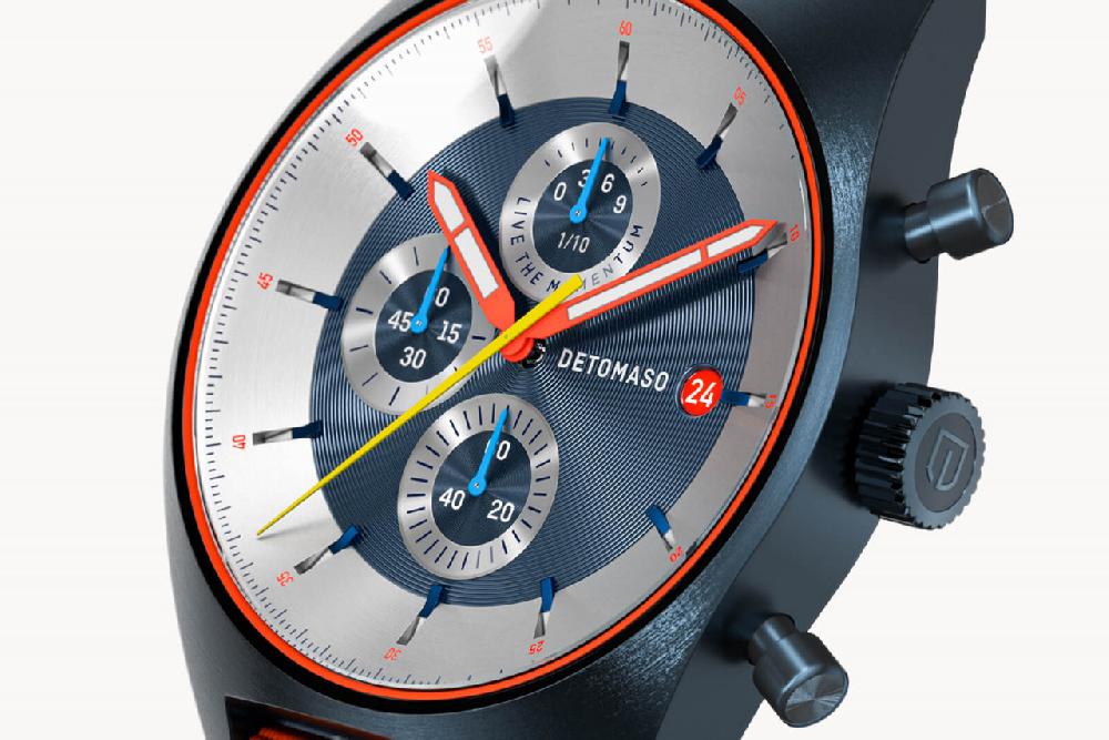 Detomaso D10 CHRONOGRAPH LIMITED EDITION BLUE