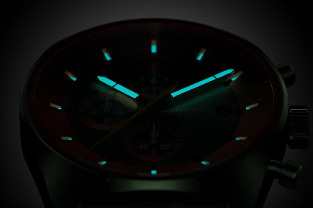 Detomaso D10 CHRONOGRAPH OLIVE ORANGE