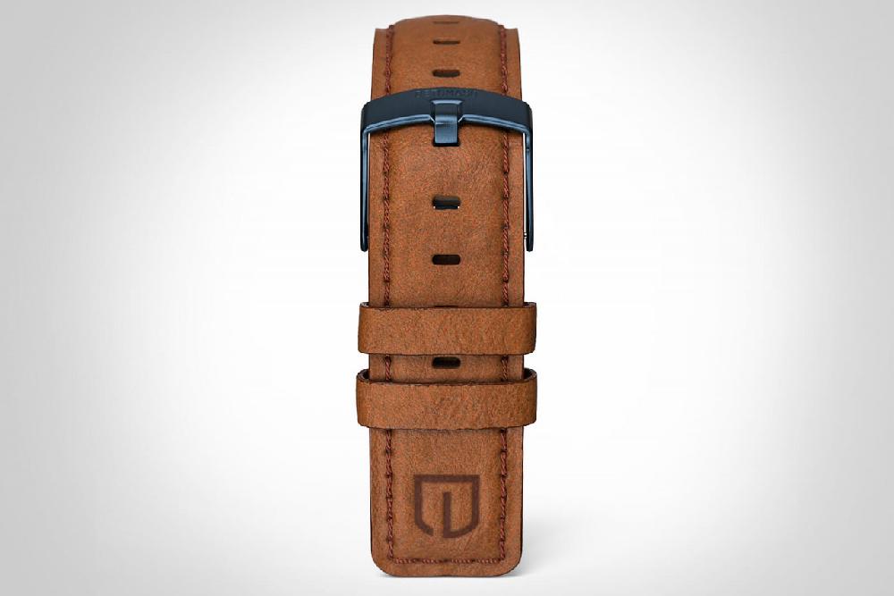 detomaso LEATHER STRAP BROWN CLASSIC