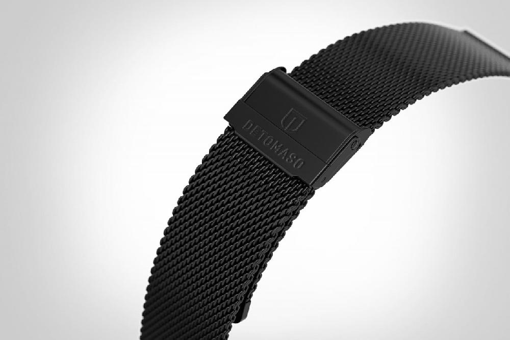 Detomaso MILANESE STRAP BLACK BRUSHED