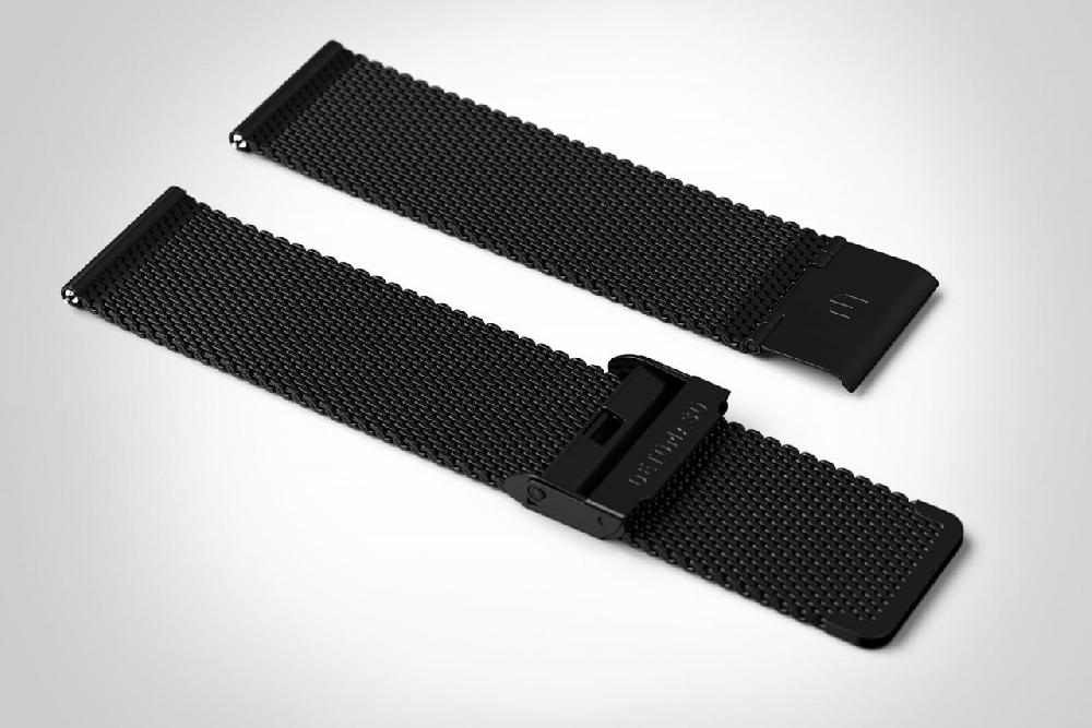 Detomaso MILANESE STRAP BLACK BRUSHED