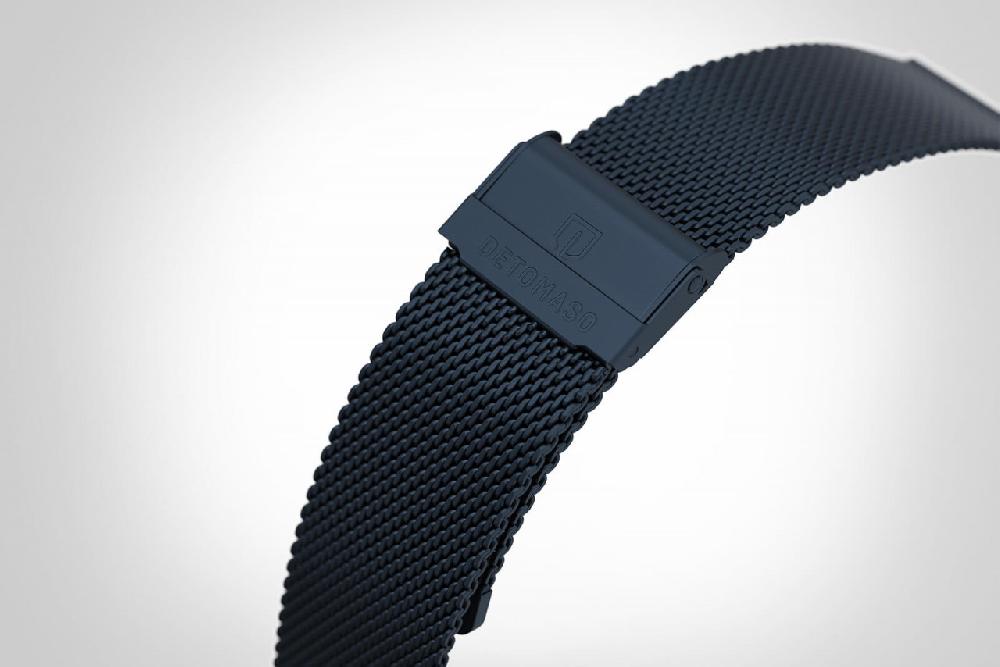 Detomaso MILANESE STRAP DARK BLUE BRUSHED