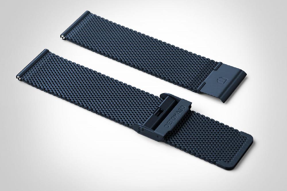 Detomaso MILANESE STRAP DARK BLUE BRUSHED