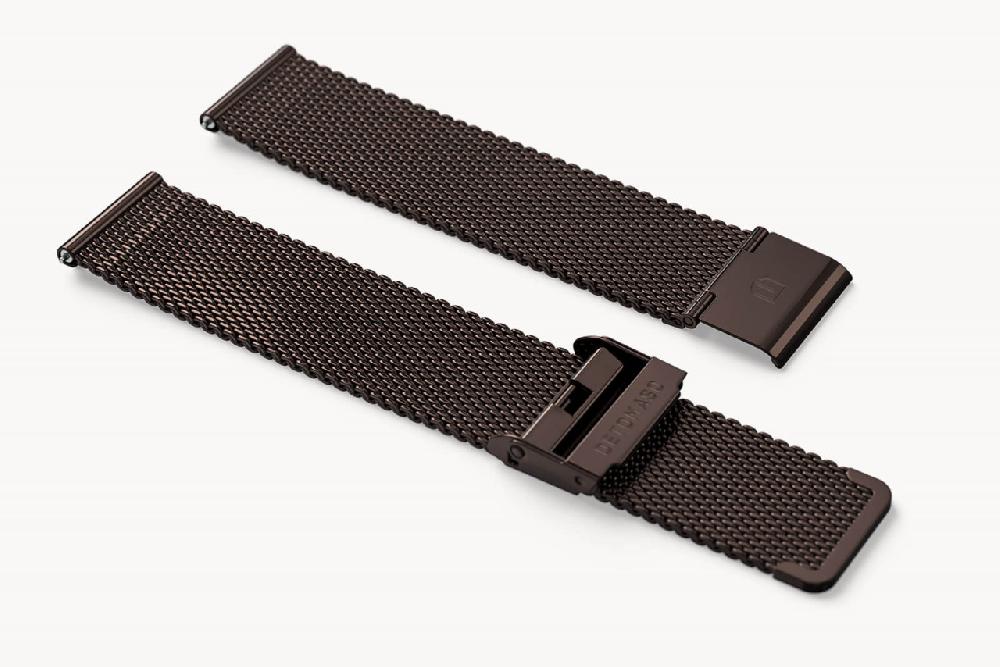 Detomaso MILANESE STRAP ESPRESSO POLISHED