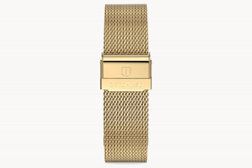 detomaso MILANESE STRAP GOLD POLISHED