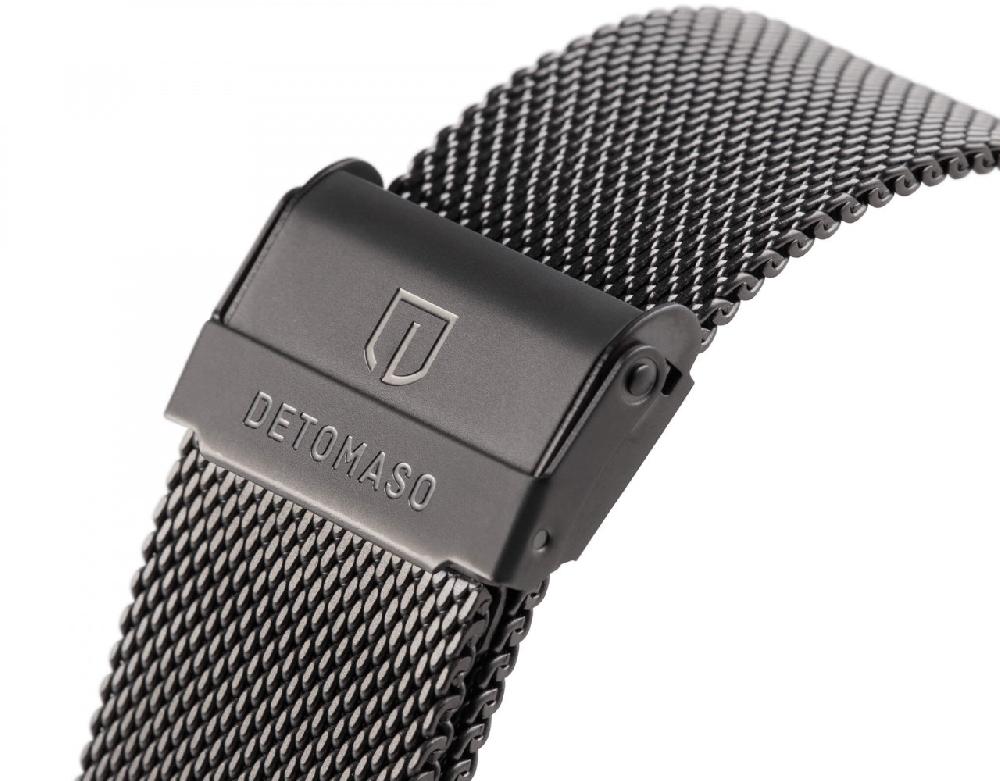 Detomaso MILANESE STRAP GRAY SANDBLASTED