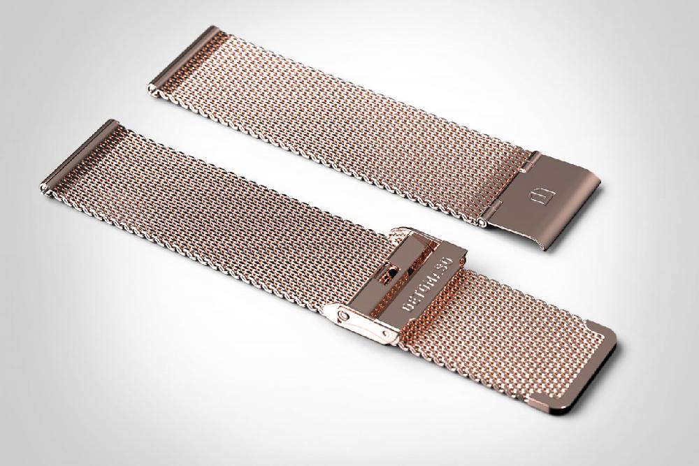 Detomaso MILANESE STRAP ROSEGOLD POLISHED
