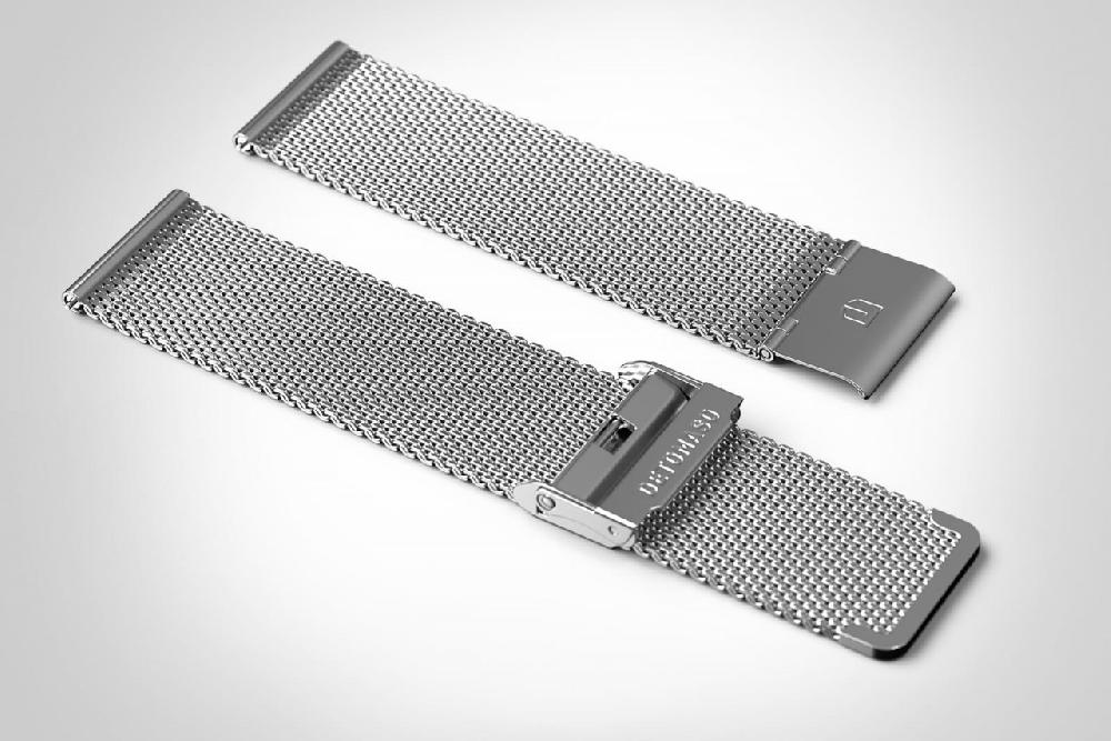 Detomaso MILANESE STRAP SILVER BRUSHED