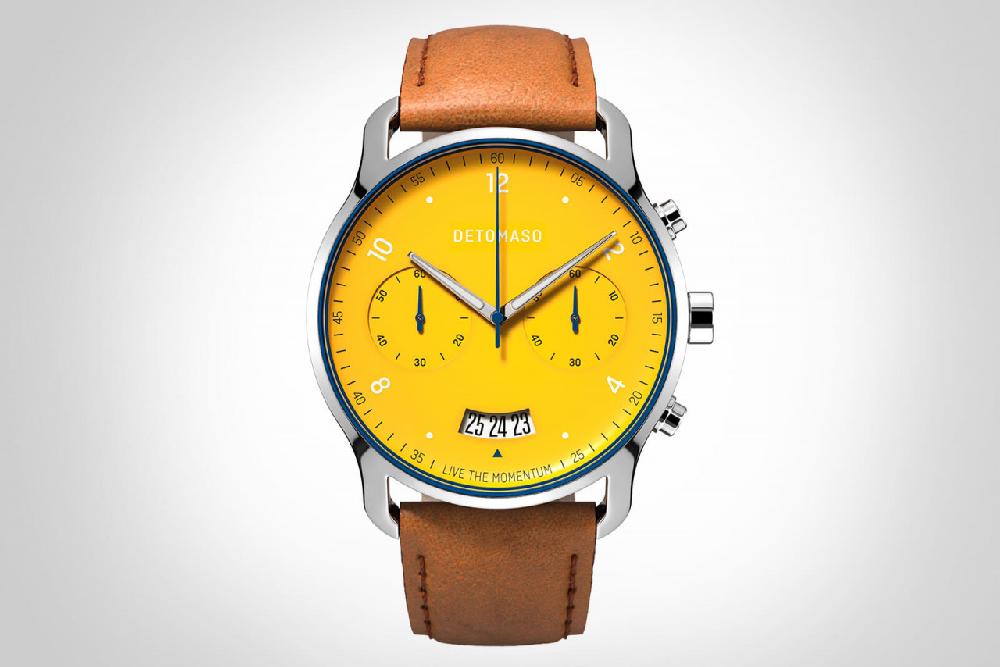 Detomaso SORPASSO CHRONOGRAPH GIALLO