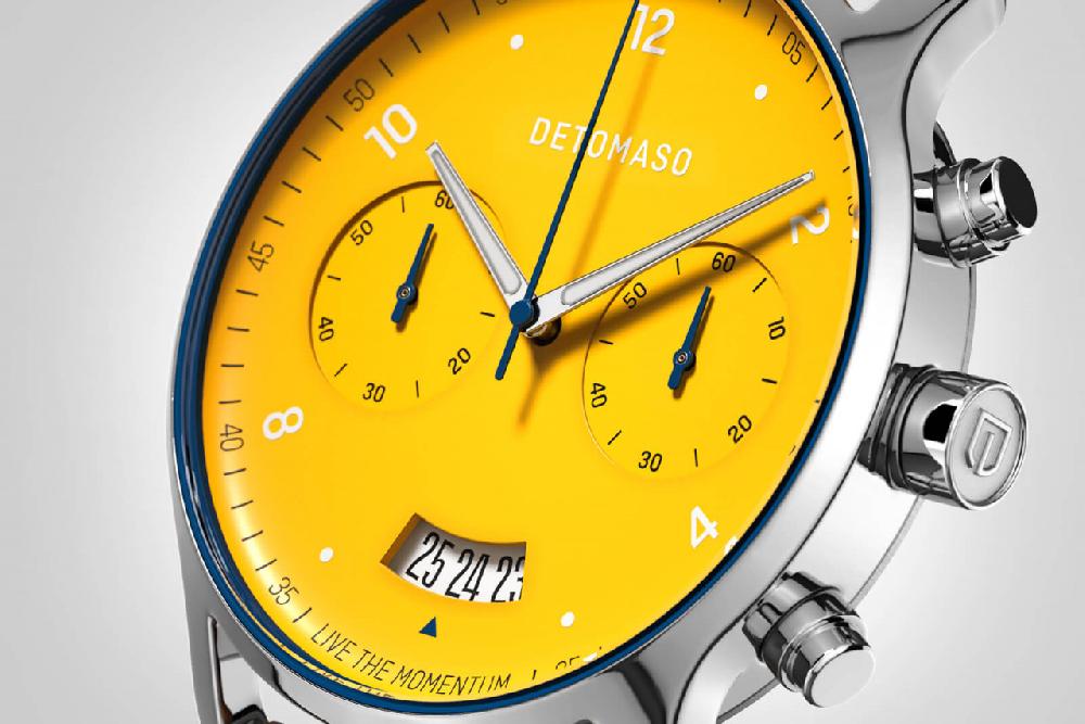 Detomaso SORPASSO CHRONOGRAPH GIALLO