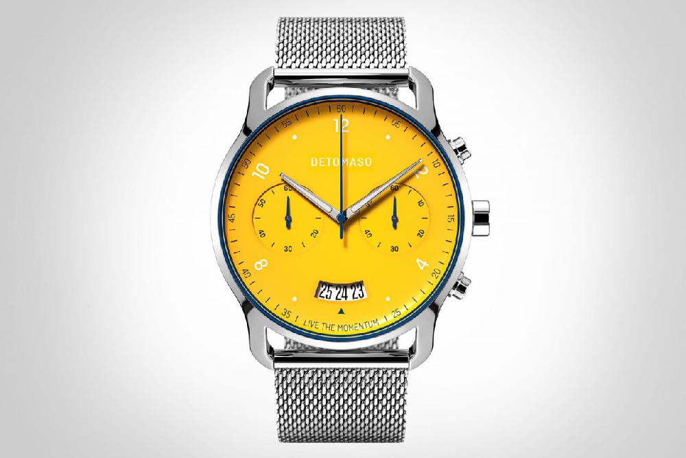 Detomaso SORPASSO CHRONOGRAPH GIALLO