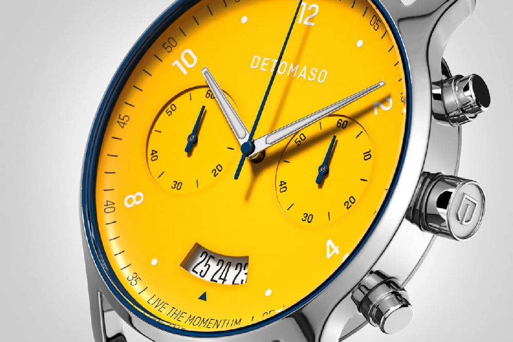 Detomaso SORPASSO CHRONOGRAPH GIALLO