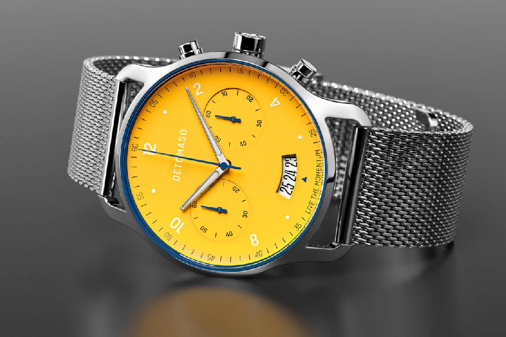 detomaso SORPASSO CHRONOGRAPH GIALLO