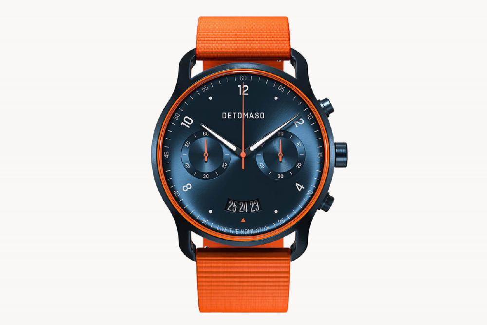 Detomaso SORPASSO CHRONOGRAPH VELOCITÀ BLUE ORANGE