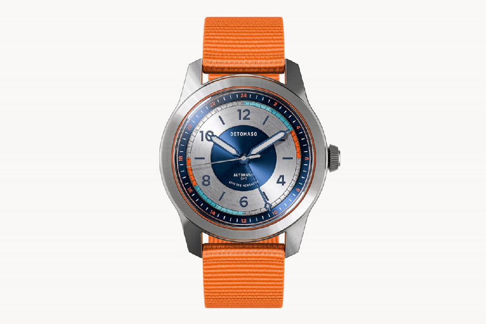 Detomaso URBAN EXPLORER AUTOMATIC GMT SILVER BLUE