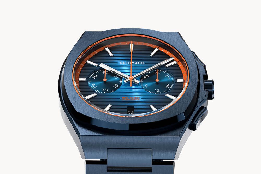 Detomaso VOLTRE CHRONOGRAPH FIRST EDITION BLUE ORANGE