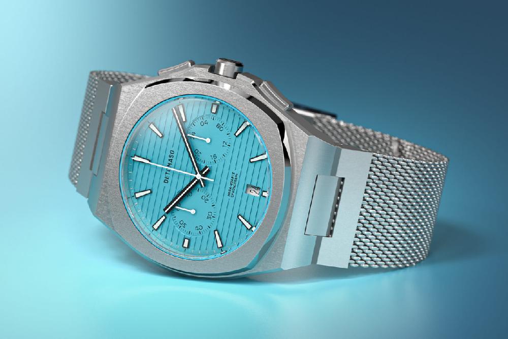 detomaso VOLTRE CHRONOGRAPH FIRST EDITION MINTY BLUE