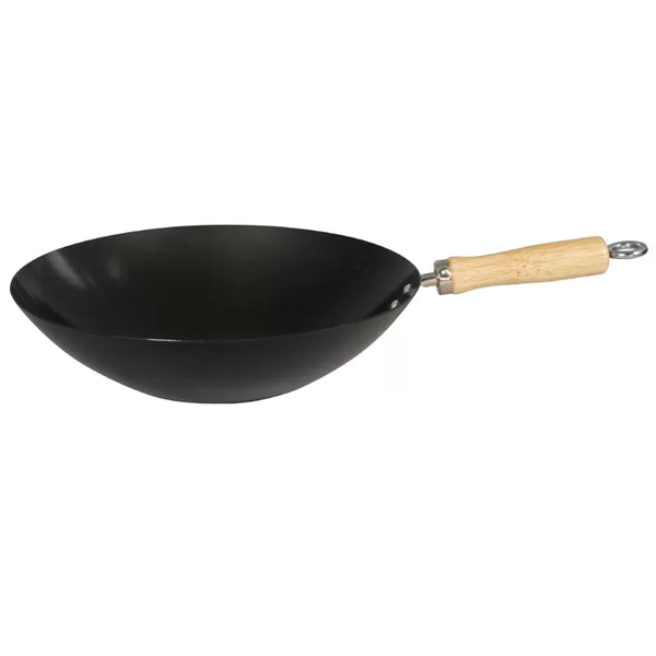 dexam 10.5"/27cm Standard Gauge Non-Stick Carbon Steel Wok