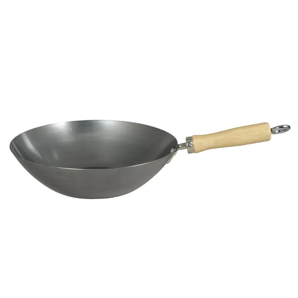 dexam 10.5"/27cm Standard Gauge Uncoated Carbon Steel Wok
