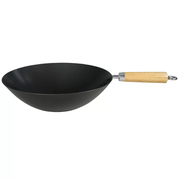 dexam 12"/30cm Heavy Gauge Non-Stick Carbon Steel Wok
