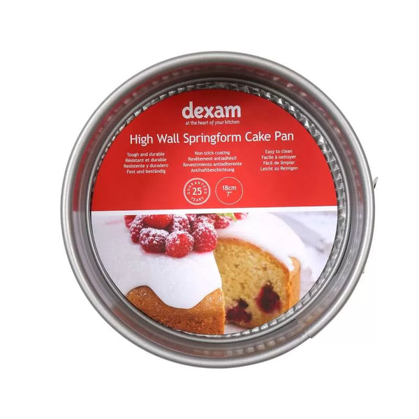 dexam 7"/18cm Non-Stick High Wall Springform Cake Pan