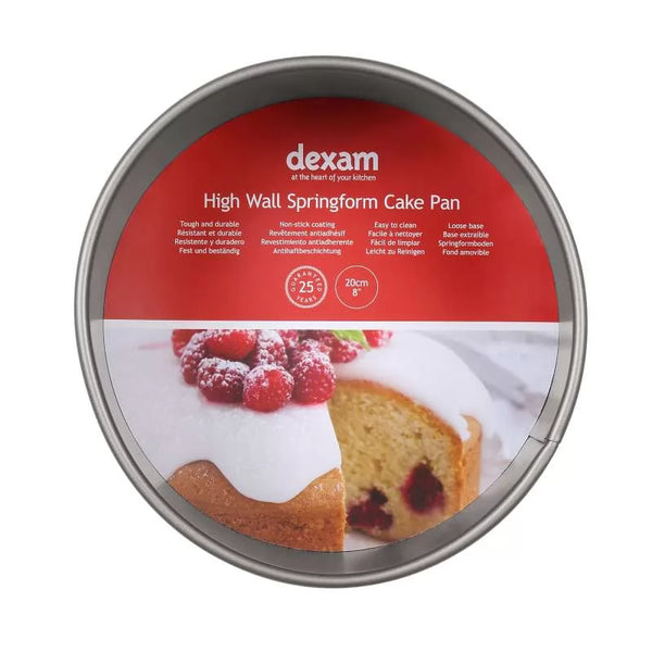 dexam 8"/20cm Non-Stick High Wall Springform Cake Pan