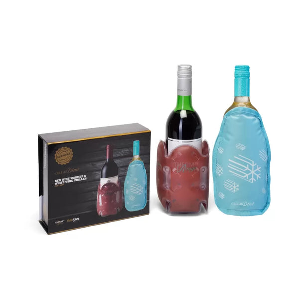 dexam CellarDine Therm au Rouge & Flexicles Chiller Bottle Gift Set