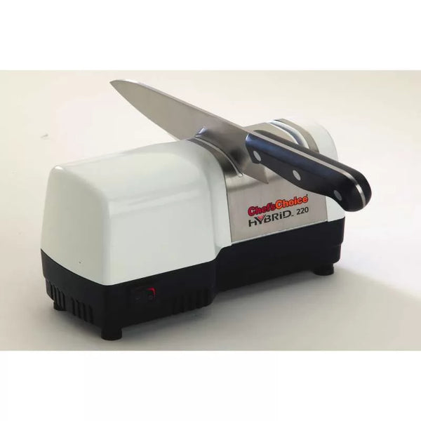 dexam Chefs Choice 220 Diamond Hone Hybrid Knife Sharpener - White