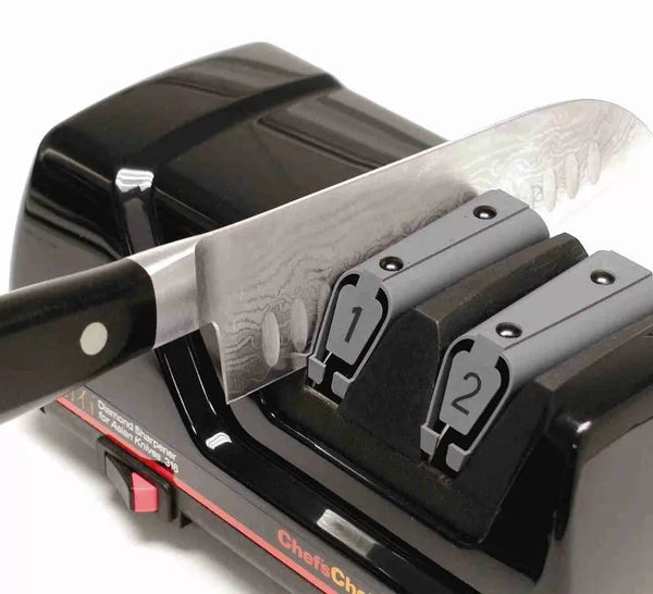 dexam Chefs Choice 316 Diamond Hone Asian Electric Knife Sharpener - Black