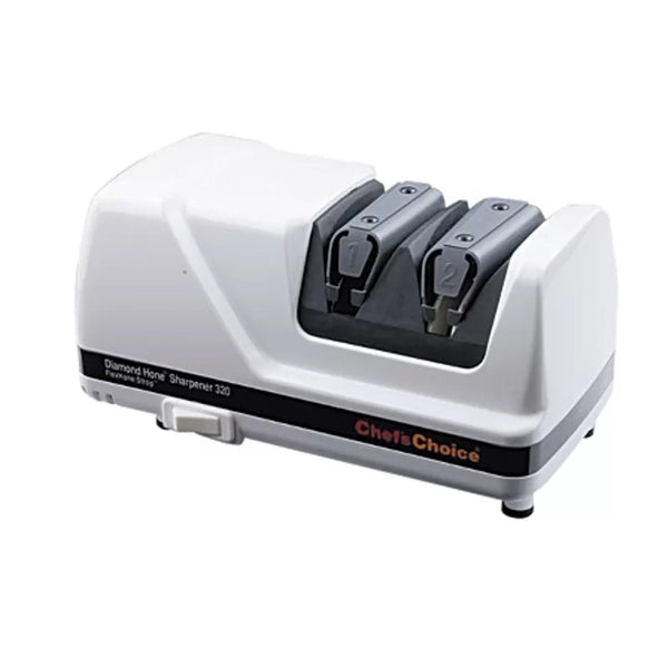 dexam Chefs Choice 320 Diamond Hone 2-Stage Electric Knife Sharpener - White