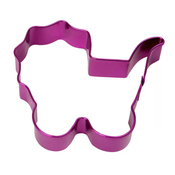 dexam 10cm Babys Pram Cookie Cutter - Purple