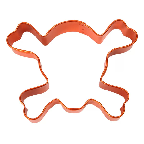 dexam 10cm Skull Cookie Cutter - Orange