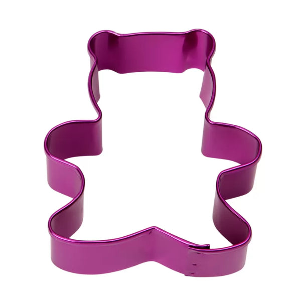 dexam 7.5cm Teddy Cookie Cutter - Purple