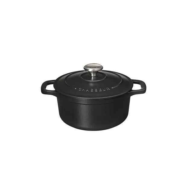dexam Chasseur 14cm Round Casserole - Matt Black