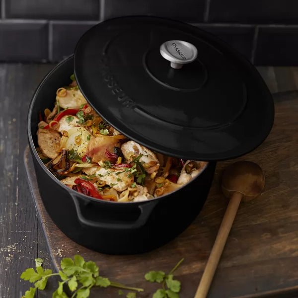 Dexam Chasseur 17cm Oval Casserole - Matt Black