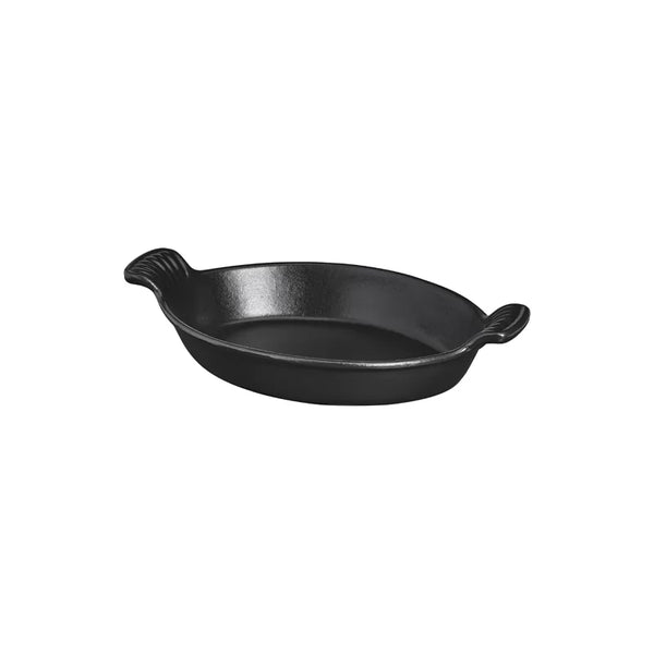 dexam Chasseur 20cm Oval Dish - Matt Black