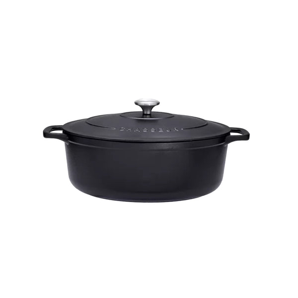 dexam Chasseur 25cm Oval Casserole - Matt Black