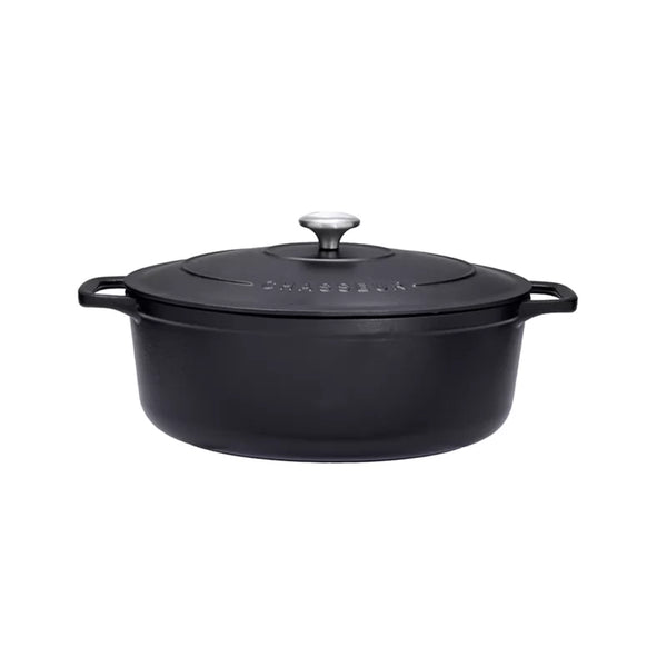 dexam Chasseur 27cm Oval Casserole - Matt Black