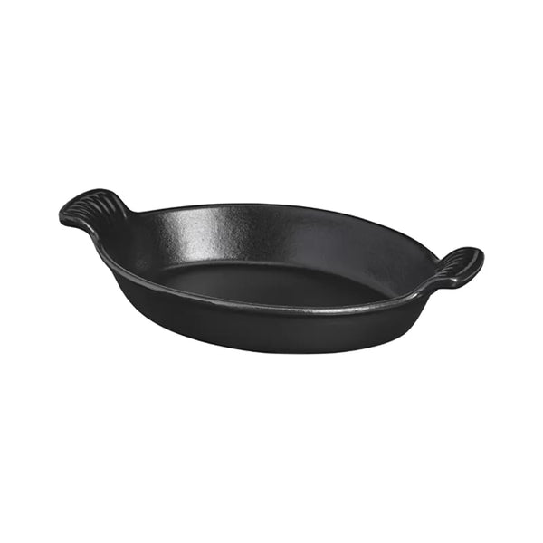 dexam Chasseur 27cm Oval Dish - Matt Black