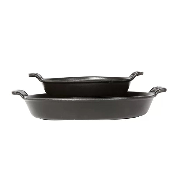 Dexam Chasseur 27cm Oval Dish - Matt Black