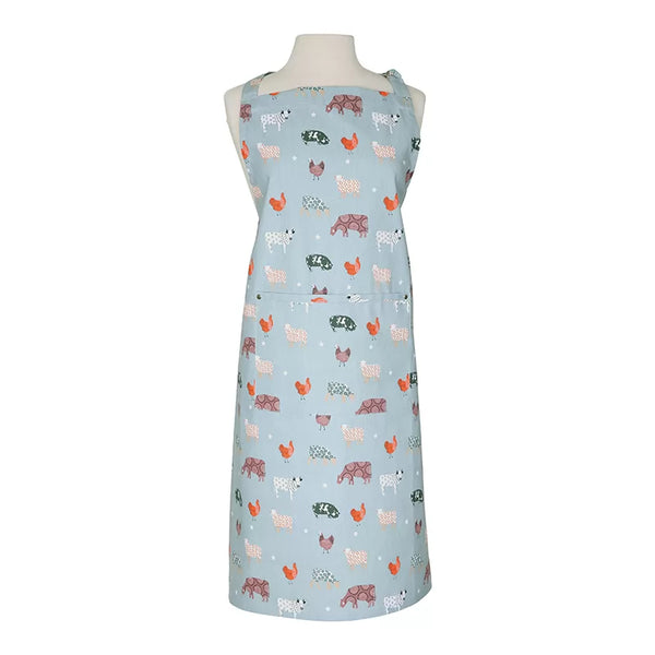 dexam Farmyard Adult Apron - Blue