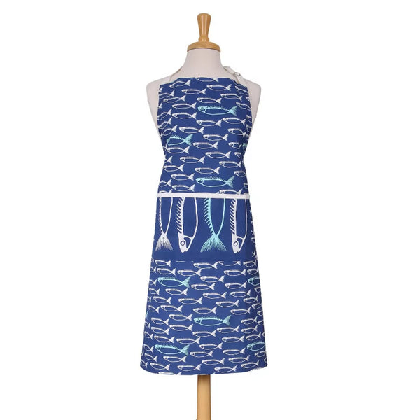 dexam Fish Adult Apron - Marine Blue