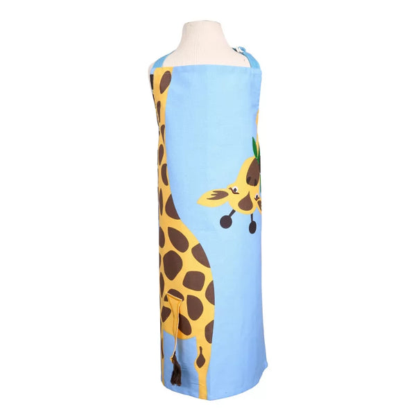 dexam Giraffe Childrens Apron - Blue