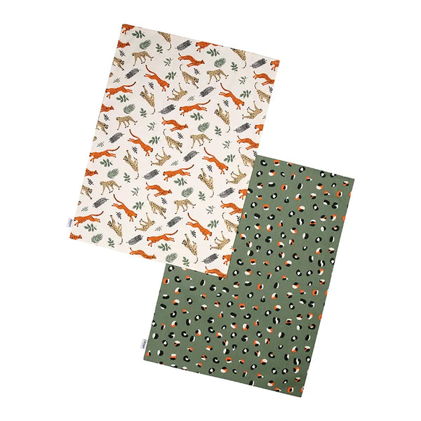 dexam Leopard Print Set of 2 Tea Towels