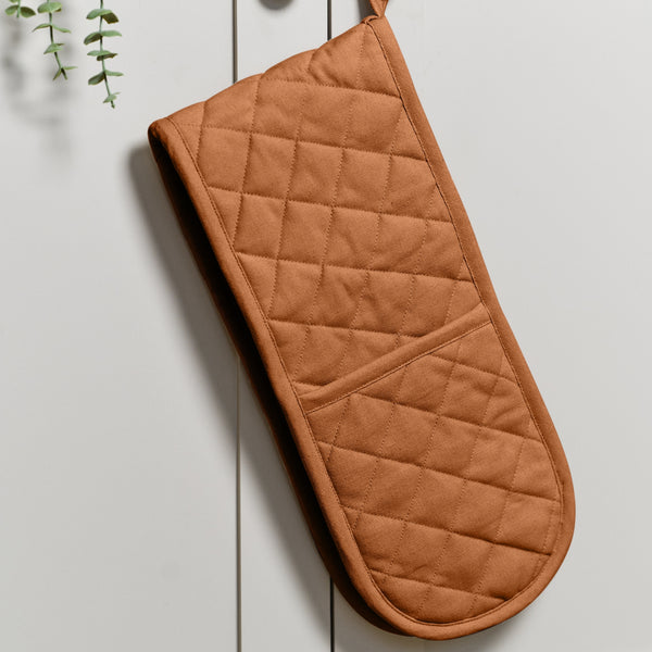 Dexam Love Colour Double Oven Glove - Terracotta