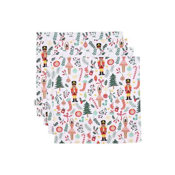 dexam Nutcracker Recycled Cotton Set of 4 Napkins