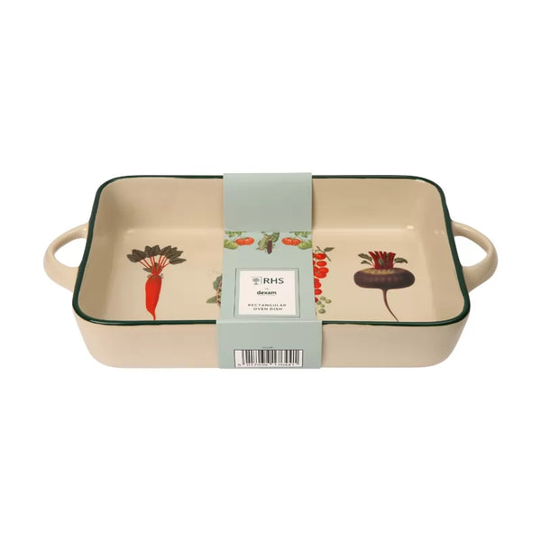 dexam RHS Benary Vegetables Rectangular Oven Dish