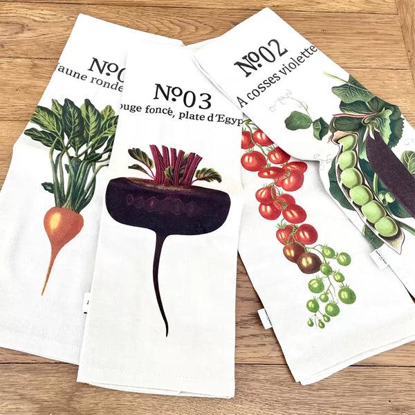 Dexam RHS Benary Vegetables Set Of 4 Napkins