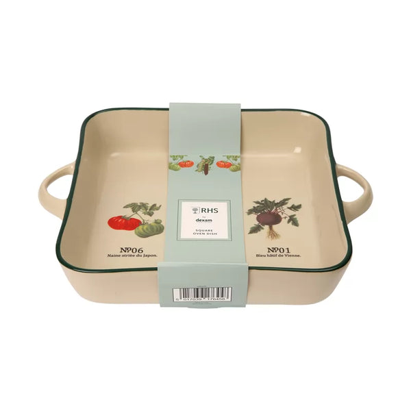 dexam RHS Benary Vegetables Square Oven Dish